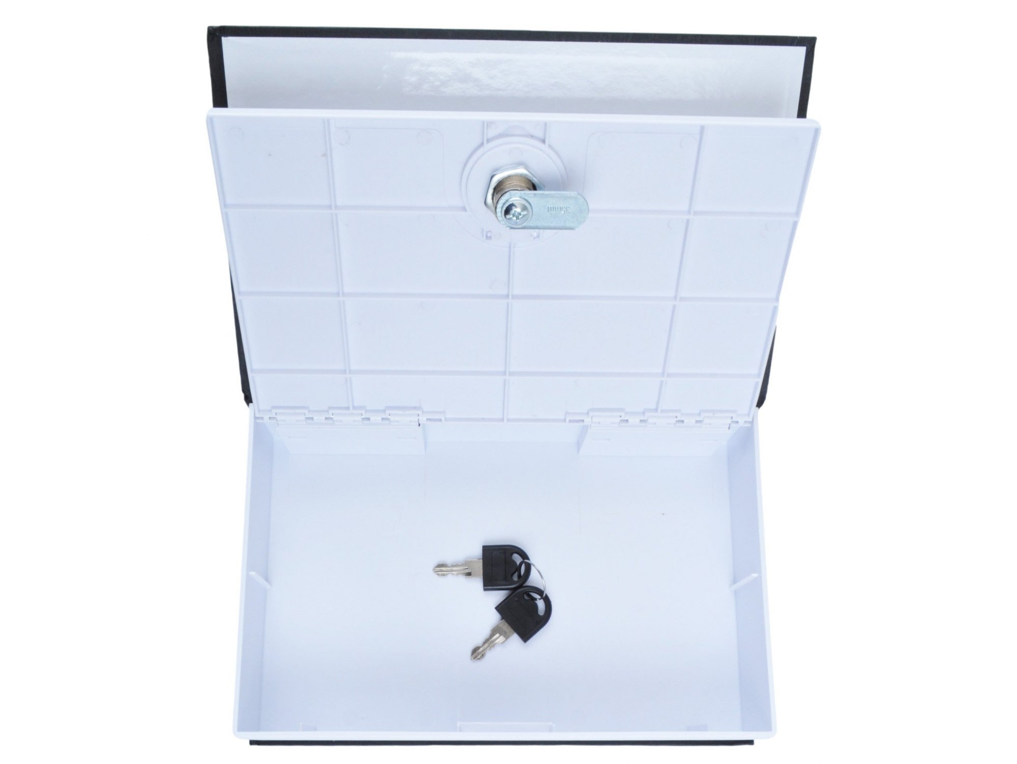 SEJF KSIĄŻKA 24x15,5x5,6cm - czarny plastikowy