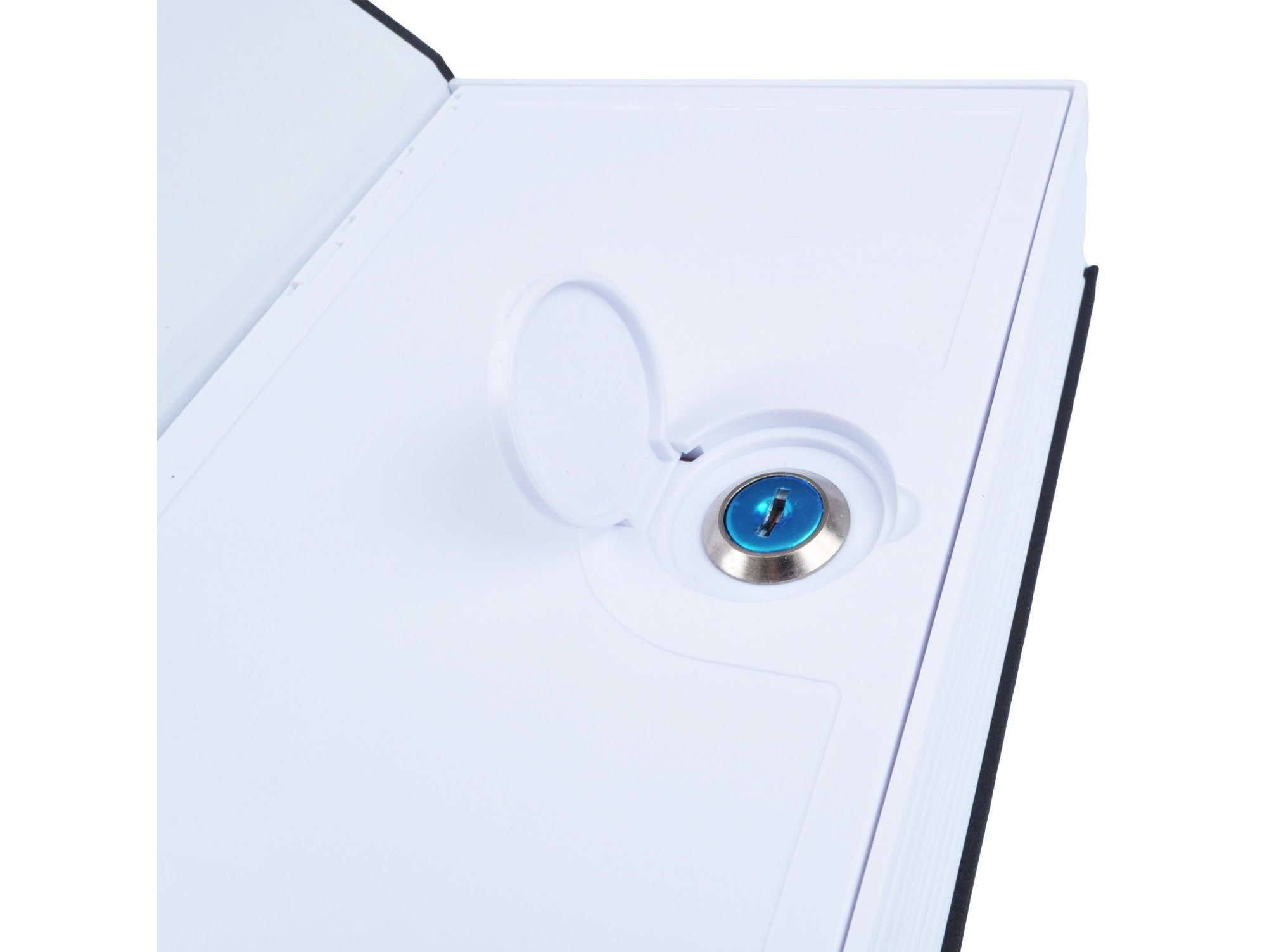 SEJF KSIĄŻKA 24x15,5x5,6cm - czarny plastikowy