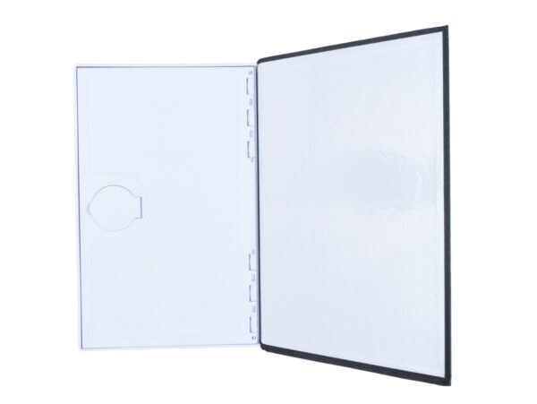 SEJF KSIĄŻKA 24x15,5x5,6cm - czarny plastikowy