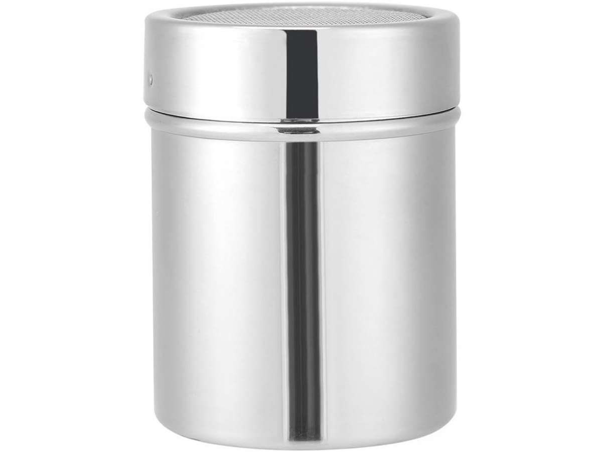 POJEMNIK Z SITKIEM DO CUKRU KAKAO