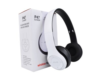 SŁUCHAWKI NAUSZNE P47 - biały