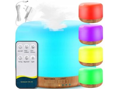 NAWILŻACZ POWIETRZA LAMPKA NOCNA RGB