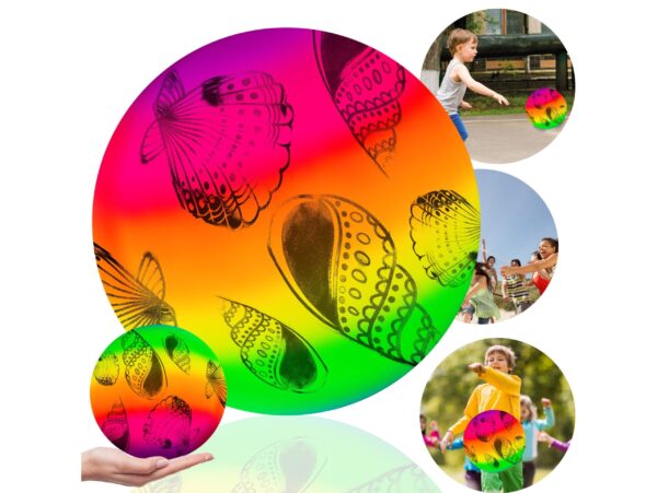 PIŁKA GUMOWA PLAŻOWA 20CM - kolorowe