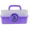POJEMNIK ORGANIZER NA LEKI SKRZYNKA APTECZKA XL - fioletowy