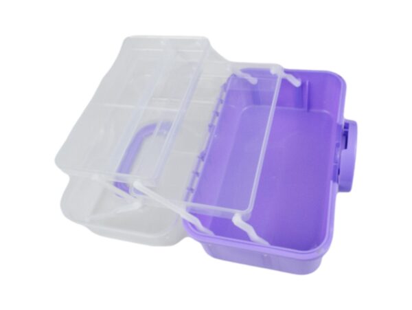 POJEMNIK ORGANIZER NA LEKI SKRZYNKA APTECZKA XL - fioletowy