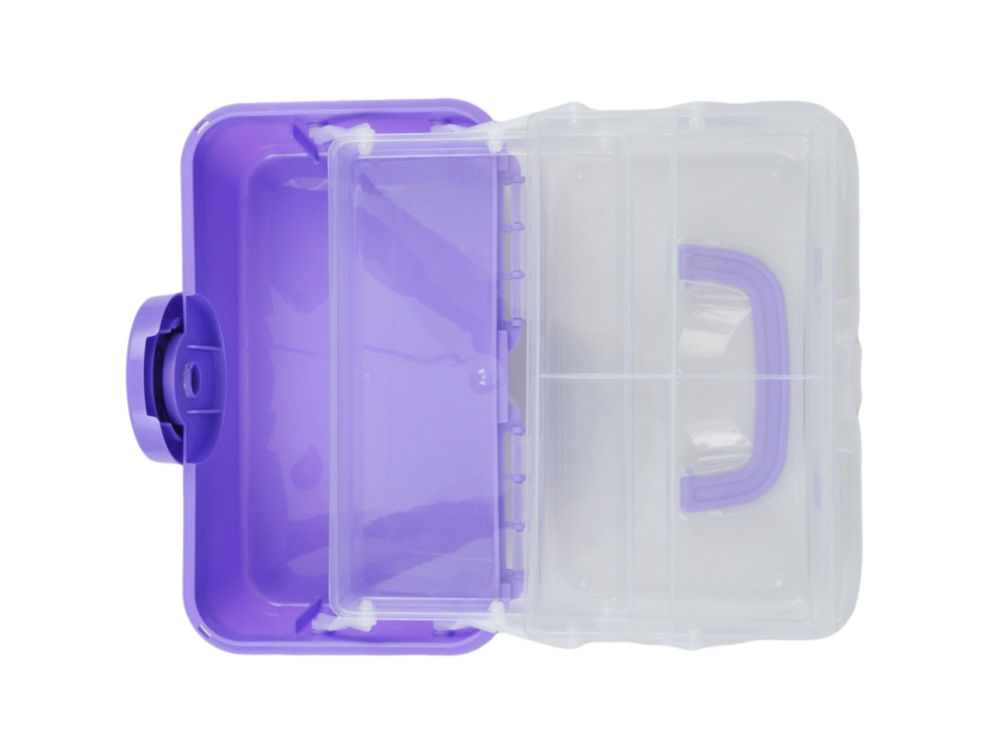 POJEMNIK ORGANIZER NA LEKI SKRZYNKA APTECZKA XL - fioletowy