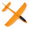 SAMOLOT STYROPIANOWY Z WYRZUTNIĄ - pomarańczowy