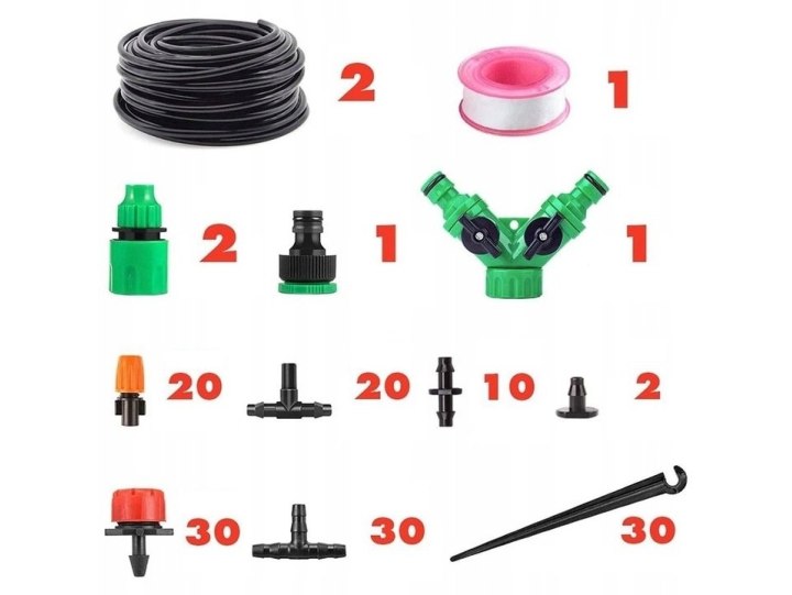 ZESTAW DO NAWADNIANIA 30M DUŻY ZESTAW