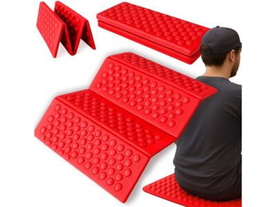 MATA DO SIEDZENIA SKŁADANA - czerwona