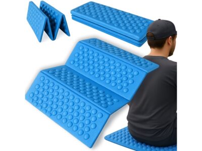 MATA DO SIEDZENIA SKŁADANA - niebieski