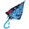 PARASOL DZIECIĘCY Z GWIZDKIEM 85CM 8 DRUTÓW PÓŁAUTOMAT - niebieski