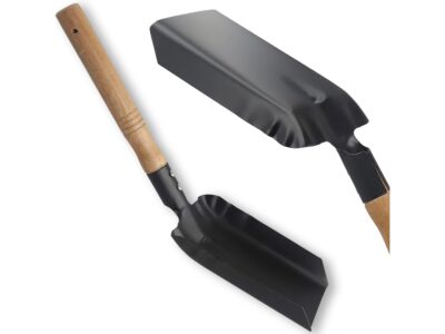 SZUFELKA METALOWA Z DREWNIANĄ RĄCZKĄ 37CM