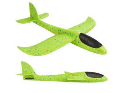 AMOLOT ZABAWKA STYROPIANOWY SZYBOWIEC RZUTKA 47 CM - zielony