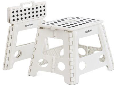 EASYFORM TABORET STOŁEK SKŁADANY 39CM - biały