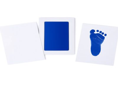 ODCISK RĄCZKI STÓPKI NIEBRUDZĄCY 15,3x10 - granatowy