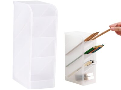 ORGANIZER BIUROWY 20x9x5cm - mleczny