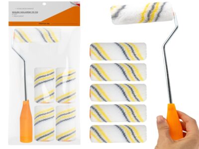 WAŁEK MALARSKI 10CM + 5 ZAPASÓW