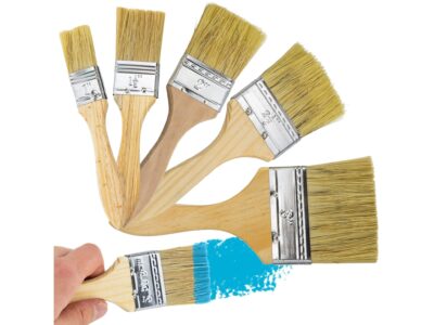 5x PĘDZEL MALARSKI ANGIELSKI ZESTAW PĘDZLI