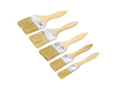 5x PĘDZEL MALARSKI ANGIELSKI ZESTAW PĘDZLI