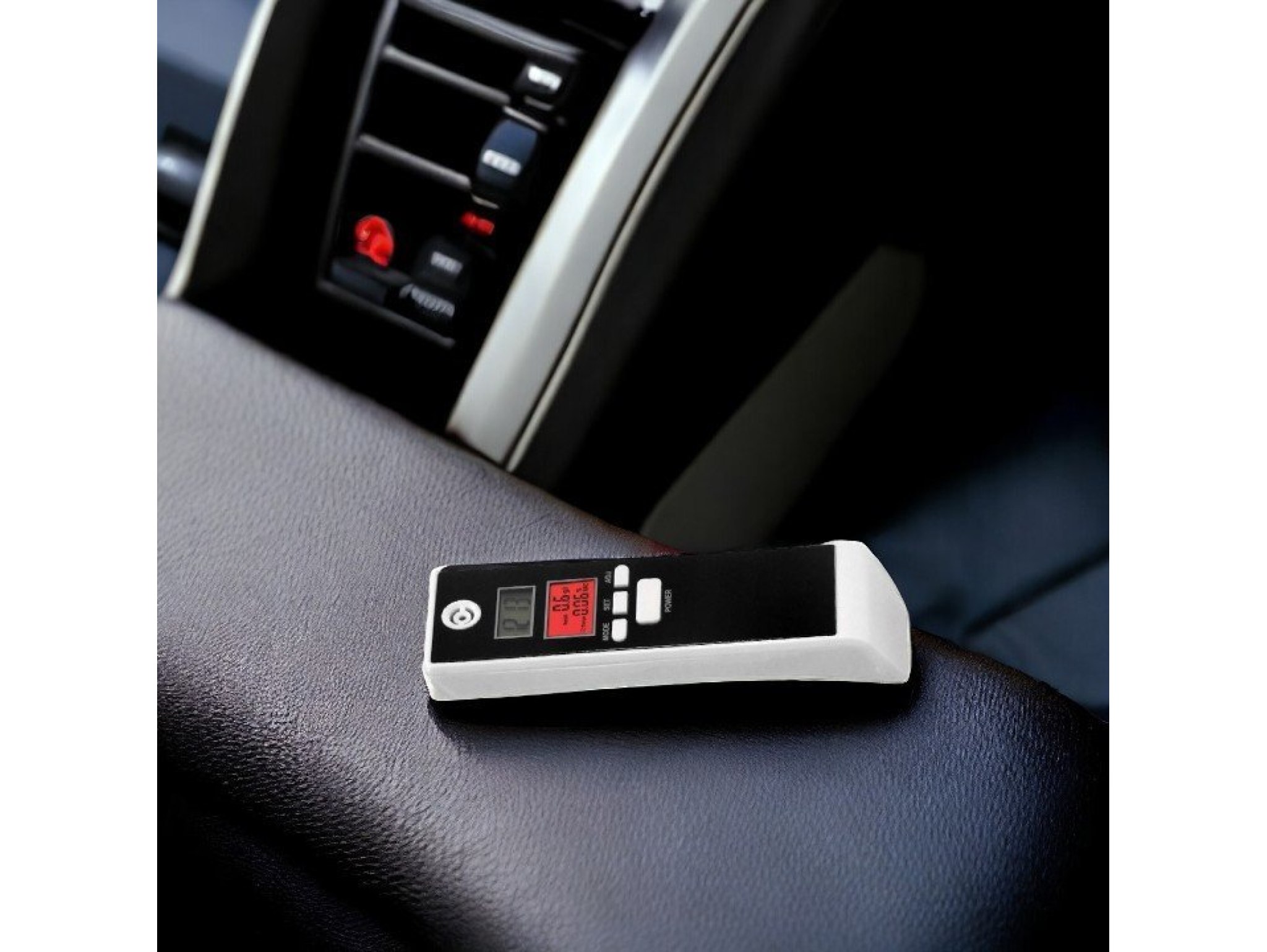 ALKOMAT CYFROWY ZEGAR BUDZIK TERMOMETR