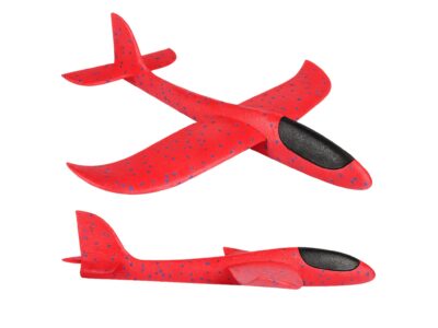 AMOLOT ZABAWKA STYROPIANOWY SZYBOWIEC RZUTKA 47 CM - czerwony