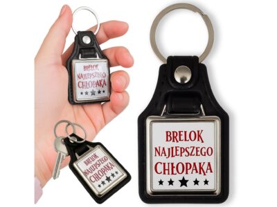 BRELOK DLA CHŁOPAKA - brelok najlepszego chłopaka kwadrtowy