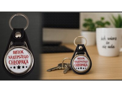 BRELOK DLA CHŁOPAKA - brelok najlepszego chłopaka okrągły