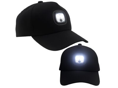 CZAPKA Z DASZKIEM Z OŚWIETLENIEM LED