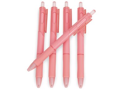 DŁUGOPISY SZKOLNE 5SZT - różowy