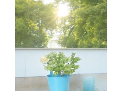 DONICZKA BALKONOWA 16CM - niebieski