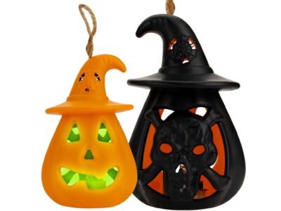 DYNIA ŚWIECĄCA LAMPION HALLOWEEN 11CM