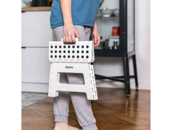 EASYFORM TABORET STOŁEK SKŁADANY 22CM - biały
