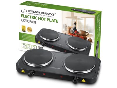 ESPERANZA KUCHENKA ELEKTRYCZNA COTOPAXI CZARNA