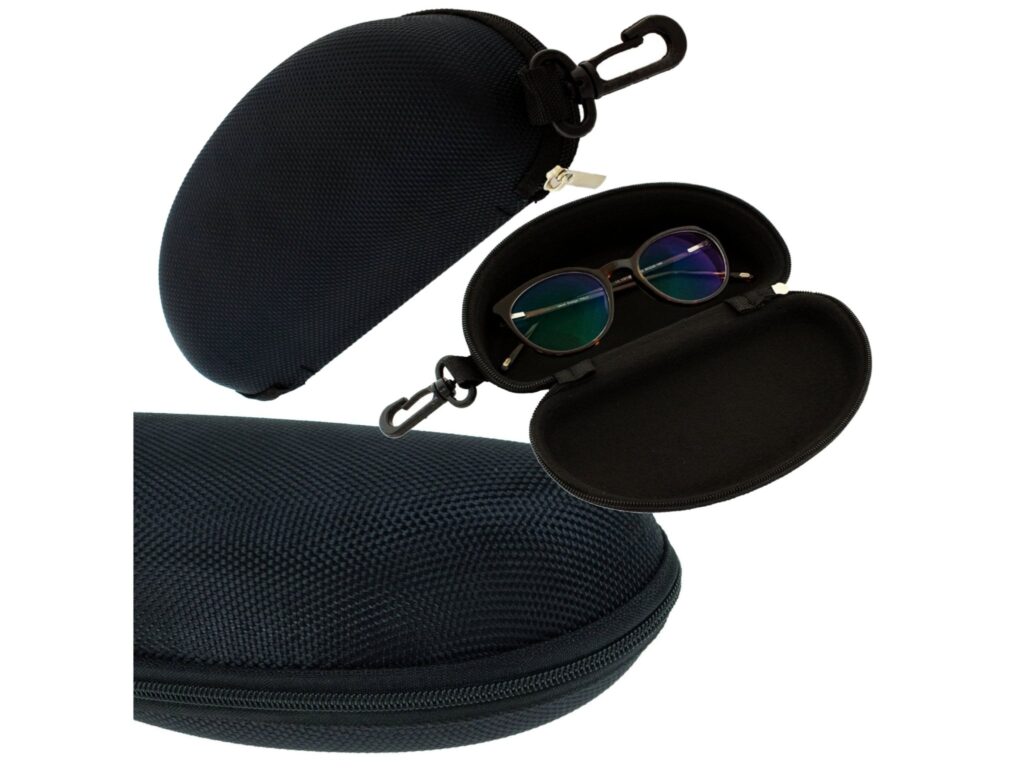 ETUI NA OKULARY TWARDE 17x8,5cm- czarne