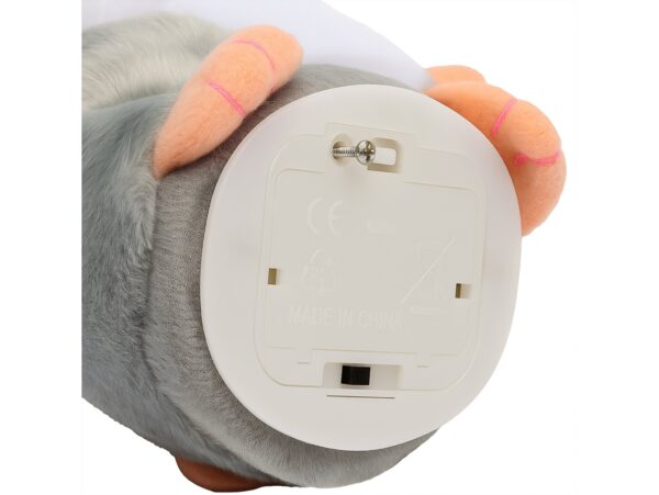 GADAJĄCY CHOMIK 16CM - szary