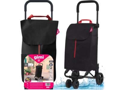 GIMI NEW TWIN WÓZEK NA ZAKUPY/NEW TWIN BLACK GM-169324 8001244025929