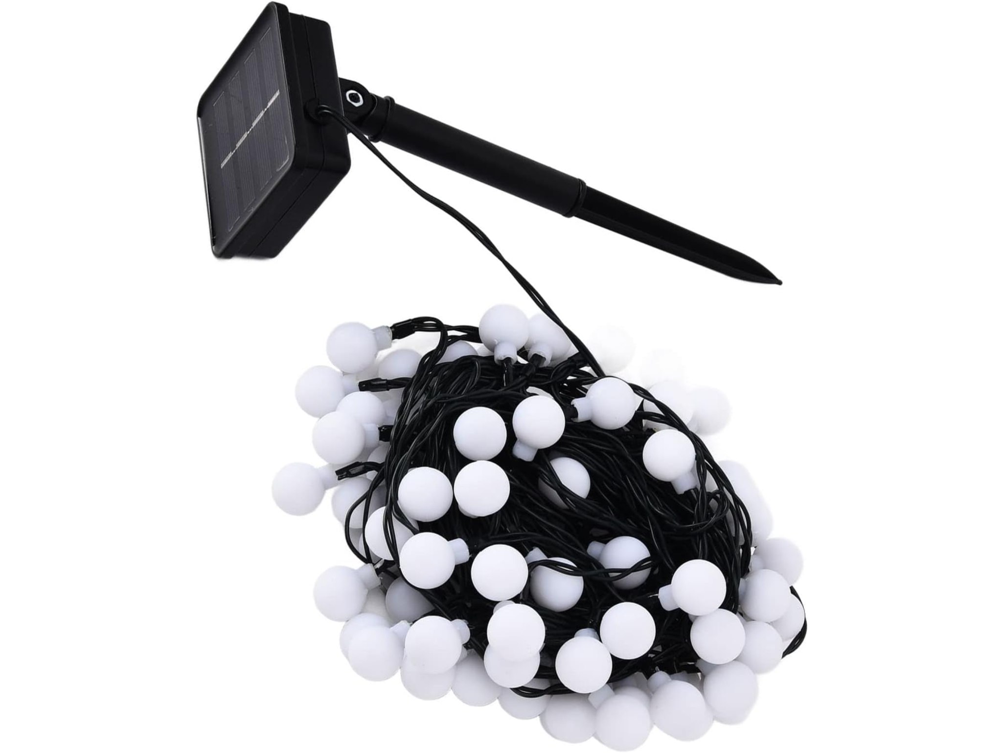 GIRLANDA OGRODOWA SOLARNA KULE 7m 50xLED