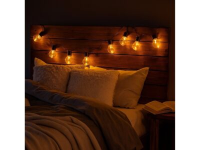 GIRLANDA ŚWIETLNA LAMPKI NA BATERIE 10xLED ŻARÓWKI