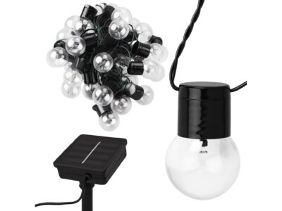 GIRLANDA ŚWIETLNA SOLARNA LAMPKI 20xLED ŻARÓWKI