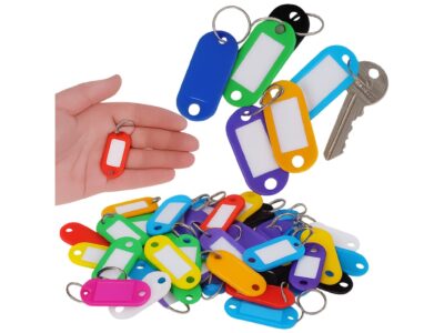 IDENTYFIKATORY DO KLUCZY ZESTAW 100SZT - multikolor
