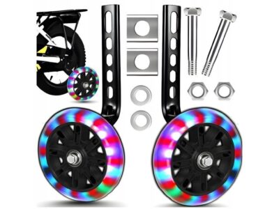 KÓŁKA BOCZNE DO ROWERU ŚWIECĄCE 12''-16''