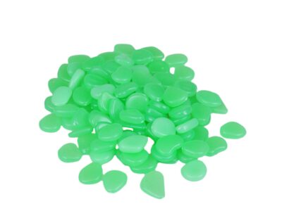 KAMIENIE ŚWIECĄCE FLUORESCENCYJNE 100szt - zielone