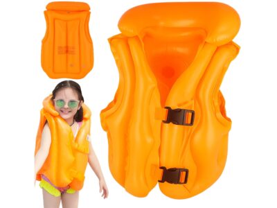 KAMIZELKA DMUCHANA DO PŁYWANIA - pomarańczowy
