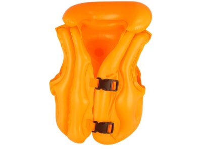 KAMIZELKA DMUCHANA DO PŁYWANIA - pomarańczowy