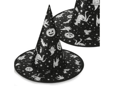 KAPELUSZ CZAROWNICY - srebrne dynie