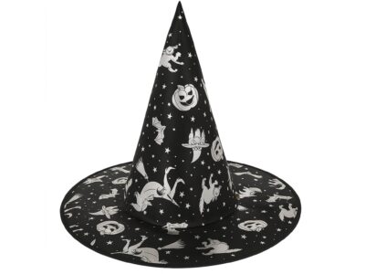 KAPELUSZ CZAROWNICY - srebrne dynie