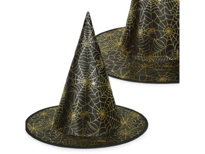 KAPELUSZ CZAROWNICY - złota pajęczyna
