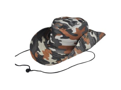 KAPELUSZ MĘSKI MORO 57x38cm - brązowe moro