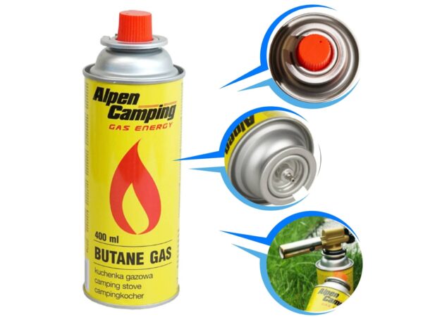 KARTUSZ WKŁAD GAZOWY NABÓJ KUCHENKA PALNIK 400ML