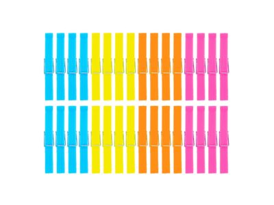 KLAMERKI PLASTIKOWE DO PRANIA SPINACZE 32SZT